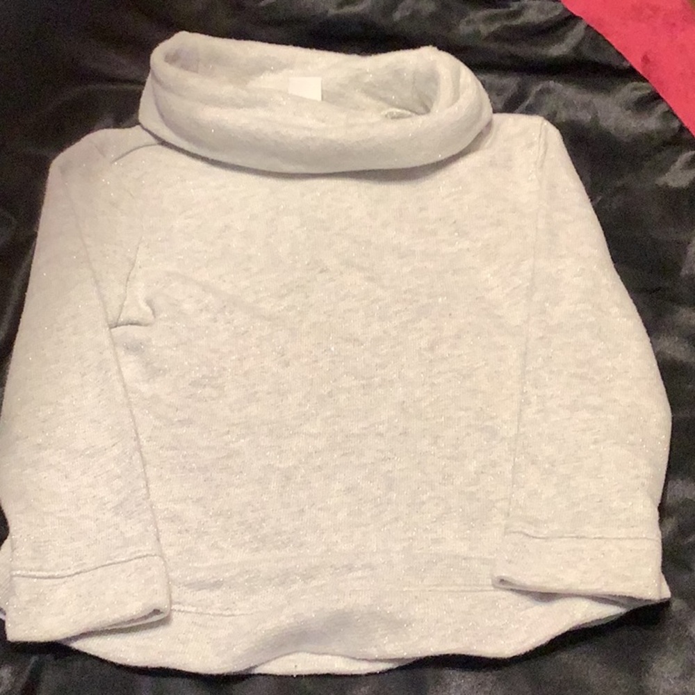 Toddler girls turtle neck sweatshirt